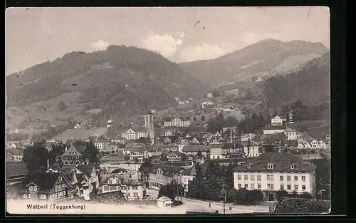 AK Wattwil, Panorama der Stadt