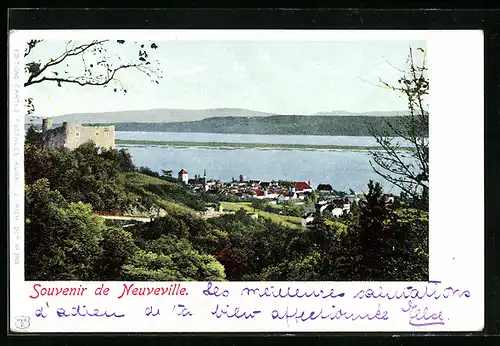 AK Neuveville, Panoramaansicht