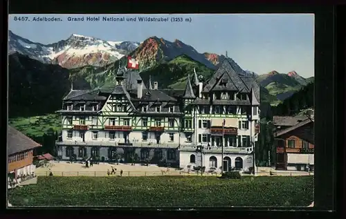 AK Adelboden, Grand Hotel National und Wildstrubel