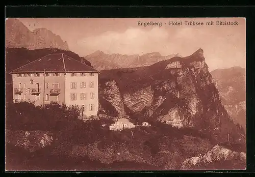 AK Engelberg, Hotel Trübsee mit Bitzistock