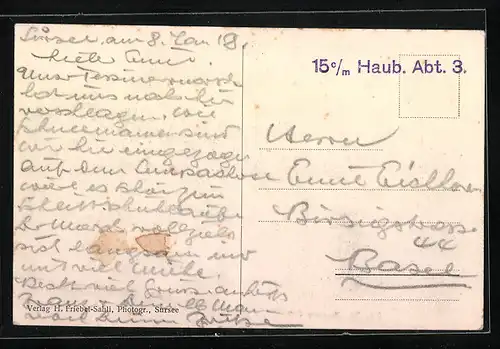 AK Sursee, Rathaus mit Unterstadt