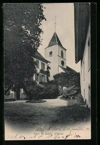 AK St. Aubin, l`Eglise, Kirche