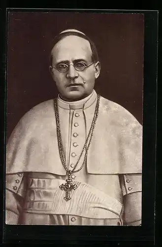 AK Papst Pius XI., Portrait