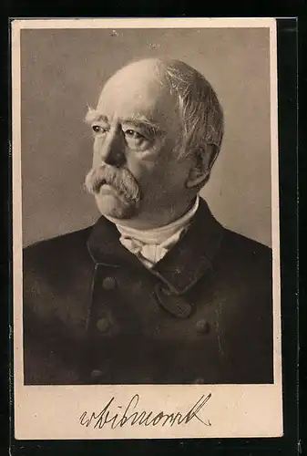 AK Bismarck, Letzte Aufnahme des Reichskanzlers