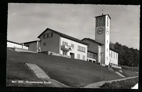AK Muri, Protestantische Kirche bei Schönwetter