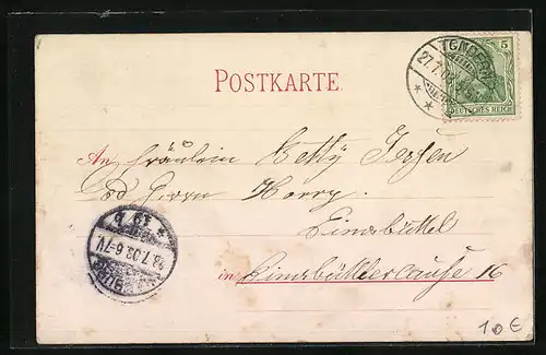 Lithographie Baden, Reklame Plüss-Staufer Kitt, Kind mit Hund, Ortsansicht