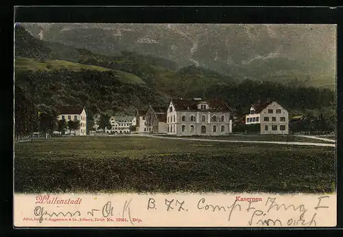 AK Wallenstadt, Kasernen