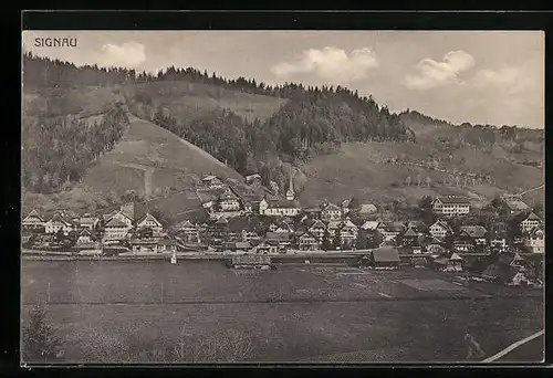 AK Signau, Gesamtansicht mit Feldern