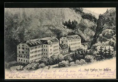AK Bad Pfäfers bei Ragaz, Hotel Bad Pfäfers