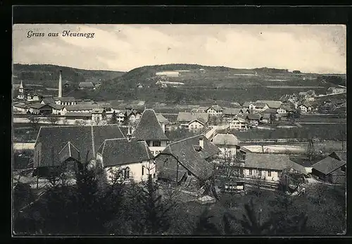 AK Neuenegg, Teilansicht mit Blick ins Land