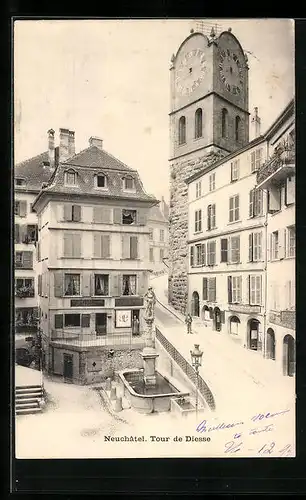 AK Neuchâtel, Tour de Diesse, Strassenpartie