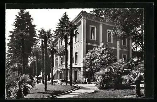 AK Lugano, Hotel Montarina von Fam. E. Riesen-Fontana