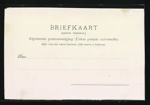 AK Vermählung Prinz Hendrik von den Niederlanden 7. Februar 1901