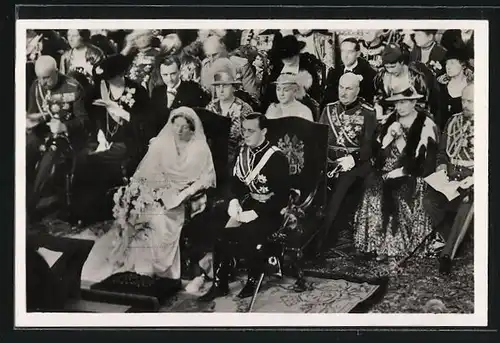 AK Königin Juliana von den Niederlanden, `t Vorstelijk Huwelijk 1937