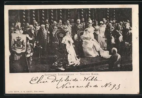 AK Königin von den Niederlanden, Inhuldigung, Nieuwe Kerk