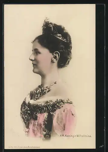 AK H. M. Koningin Wilhelmina von den Niederlanden