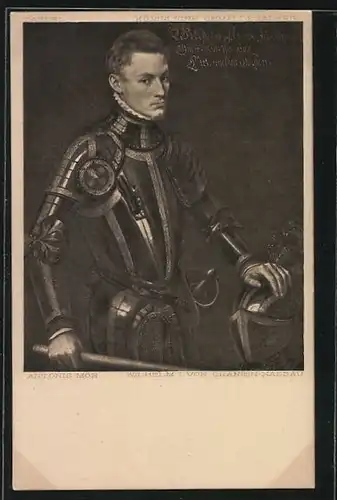 Künstler-AK Kassel, Königliche Gemäldegaleie, König Wilhelm von den Niederlanden