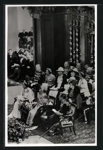 AK Amsterdam, 40-jarig Regeeringsjubileum van de Koningin 1938, Nieuwe Kerk