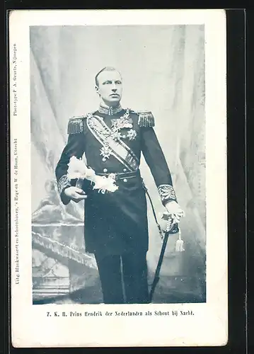 AK Königshaus der Niederlande, Prins Hendrik der Nederlanden als Schout bij Nacht