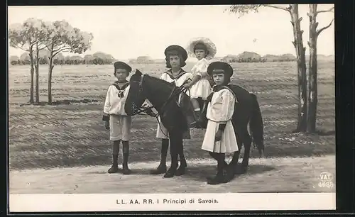 AK I Principi di Savoia, Kinder des Königs von Italien, Montage