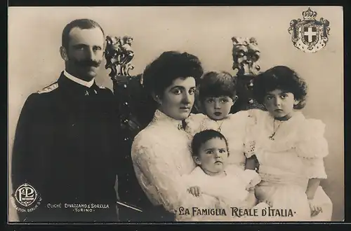 AK La Famiglia Reale d`Italia