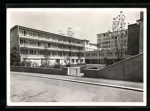 AK Zürich, Schweiz. Pflegerinnenschule mit Krankenhaus