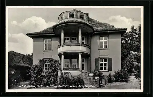 AK Schledehausen /Bez. Osnabrück, NSV.-Heime Mutter und Kind, Säuglingsheim