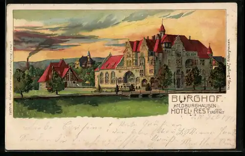 AK Hildburghausen, Hotel-Restaurant Burghof
