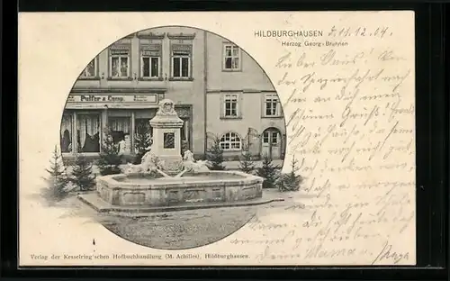 AK Hildburghausen, Herzog Georg-Brunnen
