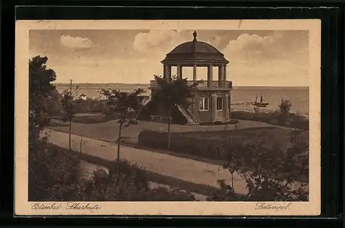 AK Scharbeutz, Seetempel mit Blick auf die Ostsee