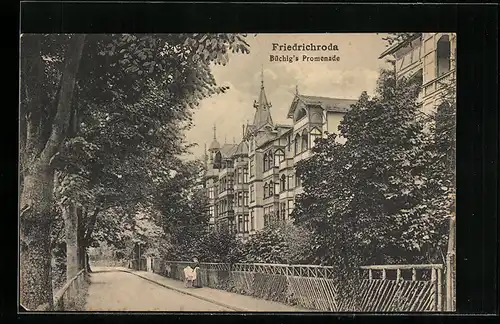 AK Friedrichroda, Büchig`s Promenade