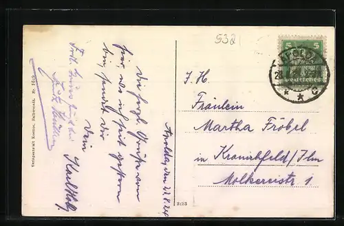 AK Apolda /Th., Markt und Rathaus, Schlosshof, Stadthaus