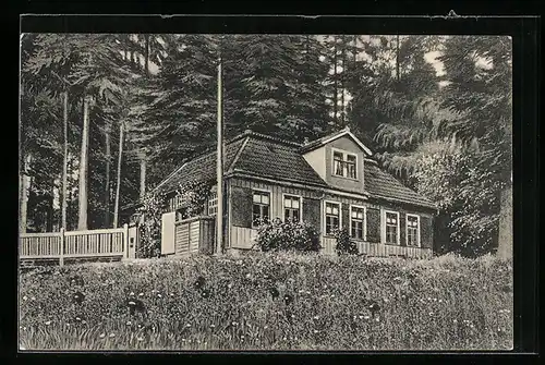 AK Ohrdruf, Gruss aus Scheerers Hütte