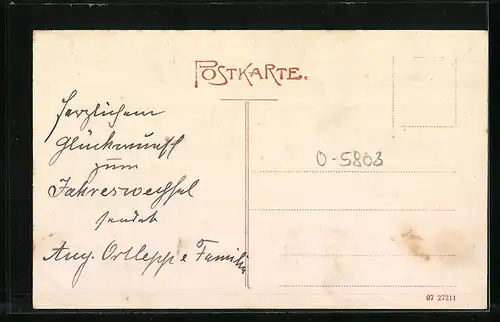 AK Finsterbergen, Trachtengruppe mit Frauen und Spinnrädern