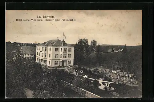 AK Bad Dürrheim, Hotel Sonne, Villa Irma