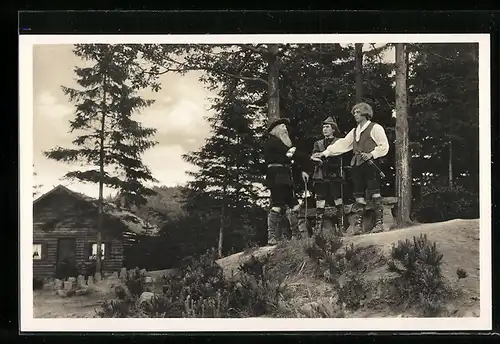 AK Nettelstedt /Kr. Lübbecke, Aufführung Wilhelm Tell bei den Landesheimatspielen