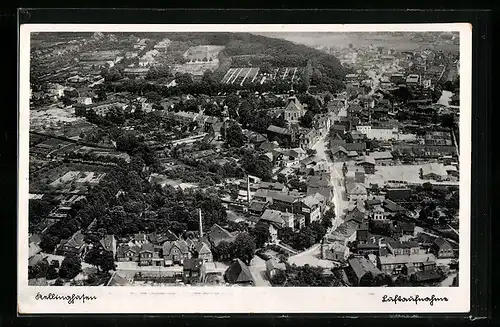 AK Kellinghusen, Ortsansicht, Fliegeraufnahme