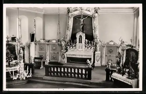 AK Wohldenberg, Burgkirche, Innenansicht