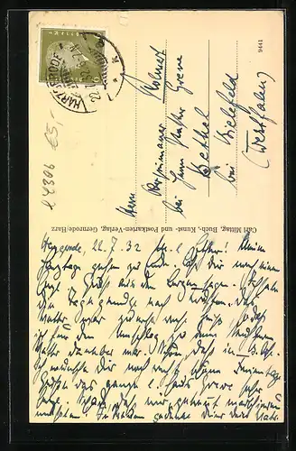 AK Harzgerode, Partie im alten Winkel