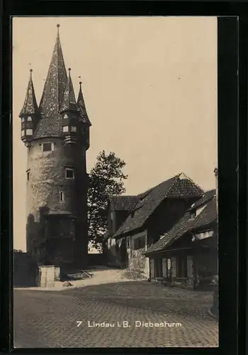 AK Lindau i. B., Partie am Diebesturm