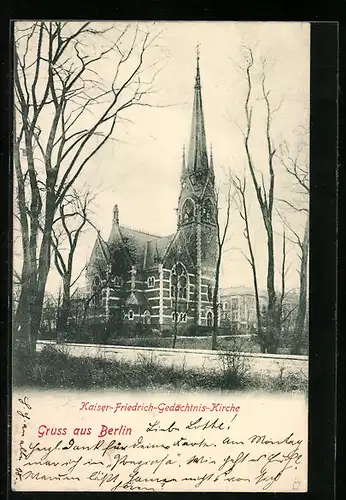 AK Berlin, Kaiser-Friedrich-Gedächtnis-Kirche