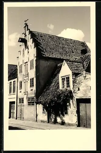 AK Friedrichstadt, Strasse mit Wohnhäusern