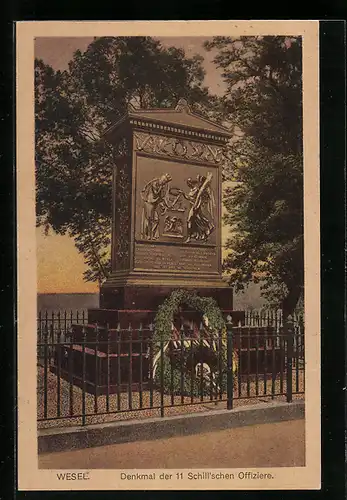 AK Wesel, Denkmal der 11 Schill`schen Offiziere