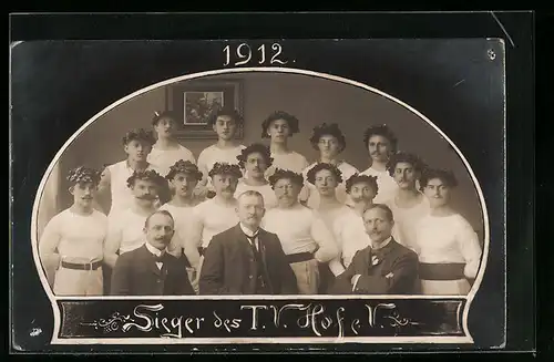 AK Hof, Sieger des T. V. Hof e. V. 1912