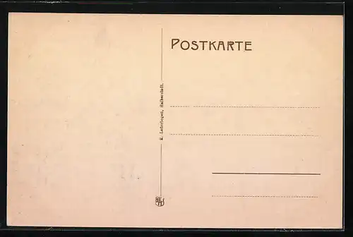 AK Detmold, Paulinenstrasse mit Passanten