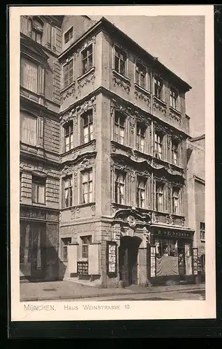 AK München, Haus Weinstrasse 10