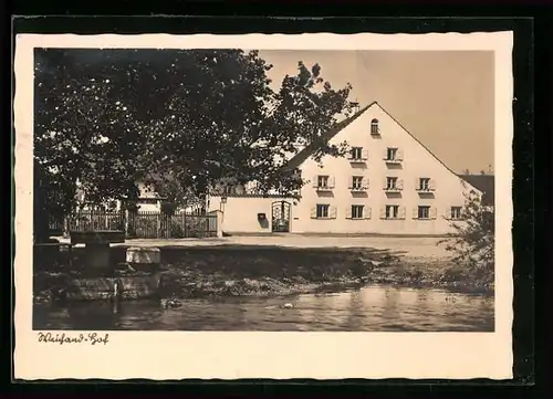 AK München-Obermenzing, Blick auf das Gasthaus Weichand-Hof