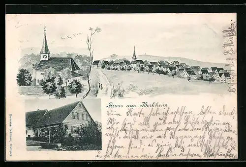 AK Berkheim, Kirche, Panorama