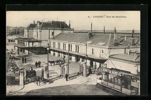 AK Limoges, Gare des Bénédictins, Bahnhof