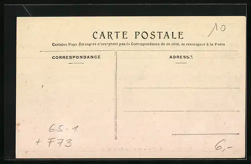 AK Modane, Place de la Gare, Bahnhof